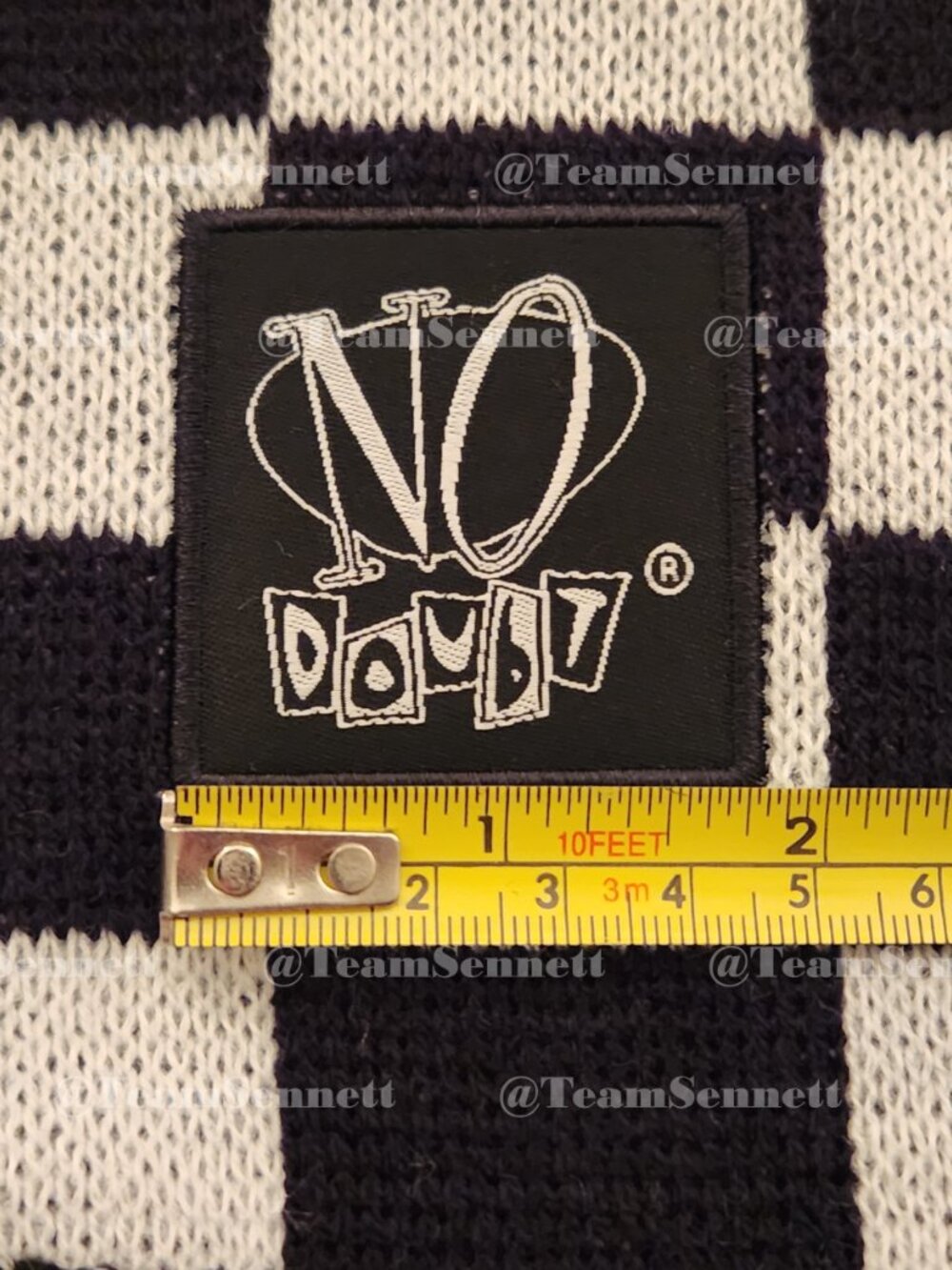 No Doubt Checkerboard Scarf / Sphere Las Vegas Residency 2026 - Picture 4 of 4